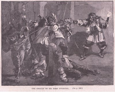The Assault on Sir John Coventry by Walter Stanley Paget